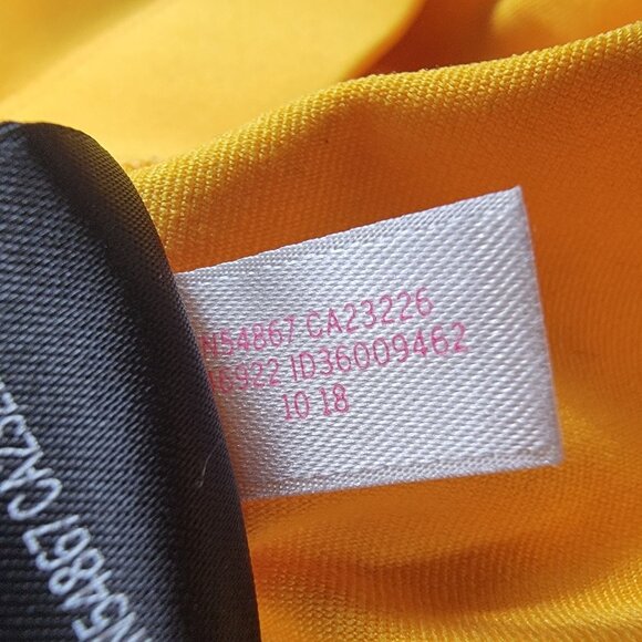 Victorias Secret Pink Ultimate Womens Small Yellow Sports Bra Training Gym Run - Picture 5 of 5